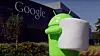Android 6.0 Marshmallow-statue utenfor Google i Mountain View