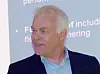Terje Jensen fortalte om hva Telenor ønsker å oppnå med å bruke nettskyen og virtualisering i teletjenestene. Foto: Håvard Fossen, Insidetelecom.no