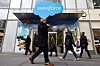 Illustrasjonsbilde fra inngangspartiet til Salesforce Tower, selskapets kontor i New York.