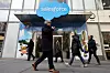 Illustrasjonsbilde fra inngangspartiet til Salesforce Tower, selskapets kontor i New York.