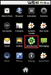 Den infiserte utgaven av Jimm ser helt legitim ut når den er installert på Android-mobilen. Bilde: Kaspersky Lab