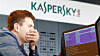 Kaspersky Lab er godt fornøyde med endringene Microsoft lover i Windows 10. Bildet viser en ansatt ved det russiske selskapets viruslab i Moskva.