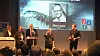 Datatilsynets direktør Bjørn Erik Thon, nestleder i Electronic Frontier Norway Bjørn Remseth, og advokat og leder av Dataforeningens IT-politiske råd Arve Føyen, stilte alle opp for å diskutere rapporten sammen med SIMULA-professor Olav Lysne.