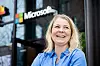 Cornelia Bjørke-Hill sier Microsoft investerer mye penger i å utvikle Azure, men ønsker ikke å svare direkte på kritikken fra Brandsæter og Norkart. Foto: Arash A. Nejad