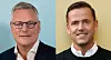 Gisle Jentoft (til v.) forlater Superoffice. Lars Engbork til høyre i bildet er utpekt til ny konsernsjef.