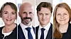 Kronikkforfatterne: Advokatene Eva Jarbekk og Inge Brodersen, samt advokatfullmektigene William Eitrem og Anna Olberg Eide.