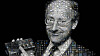 Mosaikkbilde av sir Clive Sinclair, satt sammen av originaltaster fra Sinclair-datamaskiner, noe som kommer best fram i originalbildet det lenkes til.