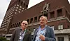 Stat og kommune lager felles IT-system: Dette er en ren glede, mener fra v. Jon Sundby, spesialrådgiver i Oslo kommune og fagdirektør Gunnar Urtegaard i Difi.