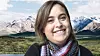 Kristine Ildahl Bjørnstad, daglig leder i Noa Ignite, drømmer om å ta med jobben til fjorder og fjell på Vestlandet. Foreløpig må hun nøye seg med filter i videokonferanseverktøyet.