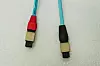 LETT Å KOBLE TIL: Den nye teknologien som brukes på fiberendene gjør det like enkelt å koble kabler til og fra som om det var kobberkabler med ethernet.