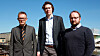 Nils Johan Brede, Fredrik Bugge Lyche og Eivind Utnes i Watchcom Security Group.