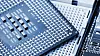 closeup details of Central Processing Unit (CPU)