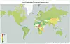 Norge ligger ikke så verst an, ifølge Sonatypes oversikt, men også her brukes sårbar versjon i stort omfang. Illustrasjon: Sonatype