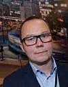 IT-sjef Jon Andreas Pretorius føler seg trygg på at løsningen Hafslund har valgt er godt sikret. Foto: Marius Jørgenrud