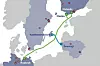 Det europeiske internettregisteret Ripe NCC har målt datatrafikk mellom sine sensorer i Sverige, Finland Litauen og Tyskland. Illustrasjon: Ripe NCC