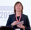 – Norske kommuner henger etter i sin tjenesteutvikling. Nå viser imidlertid Oslo kommune friske takter, men de må levere resultater raskt, mener Heidi Austlid i IKT-Norge. Bilde: Marius Jørgenrud