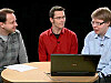 Harald Brombach, Petter Merok og Rune Zakariassen på DIGI-TV.