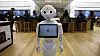 Kun én av fem offentlige virksomheter har tatt i bruk kunstig intelligens i utviklingen av digitale tjenester, viser en fersk undersøkelse fra IKT-Norge. Bildet viser et eksemplar av den selvlærende roboten «Pepper» i en Microsoft-butikk i Boston i USA.