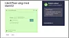 Kodebrikkesjekken kontrollerer at BankID-dialogen er ekte vare og farger den i så fall grønn. I tillegg vises et emblem med mer informasjon.