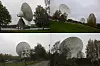 Ved Tanum Teleport mellom Strömstad og Uddevalla i Sverige står de digre antennene fortsatt, selv om jordstasjonen ble nedlagt i 2002. Foto: Harald Brombach
