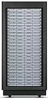 Et rack fullt av Apple Xserve-maskiner. Foto: Apple
