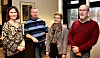 IKT-avdelingen til Moss kommune har jobbet iherdig for å kunne ta i bruk nettskyen. Fra venstre står leder for IKT og dokumentasjon, Grete Støre Rosenlund, sikkerhetssjef Terje Jensen, prosjektleder Beate Bringe og fagkoordinator IKT, Bjarne Blom. Bilde: Harald Brombach