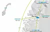 I dag går det fire seperate fiberkabler igjennom Rana som drives av Telenor, Ventelo, Kystfiber, AC Nett, Altibox og Helgelandskraft. Foto: Arctic Circle Data Center