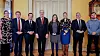 Statsministrene i Nordisk råd er samlet i Oslo. Katrin Jakobsdottir, Islands statsminister, er fjerde f.h.