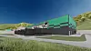 Green Mountain har flere datasentre rundt om i Norge, blant annet på Rjukan. Slik skal et planlagt nytt datasenterbygg på området se ut.