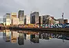 Bygningene i Barcode langs Dronning Eufemias gate i Bjørvika i Oslo.
