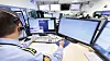 Politiet i arbeid. Operasjonssentralen til politiet. Illustrasjonsfoto.