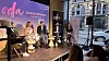 ODA-Nettverk hadde paneldiskusjon om teknologi i styrer med Karen Dolva, Gudmund Killi, Sagar Chandna og Anne Lise Waal. Foto: Gabrielle Graatrud