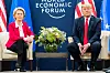 Donald Trump og EU-president Ursula von der Leyen, her under World Economic Forum i Davos i 2020.