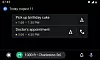 Kalenderappen i Android Auto. Skjermbilde: Google