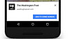 Trykk på knappen på nettstedet, så blir det til en installert webapp med helt nye egenskaper.