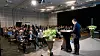 Kommunal- og distriktsminister Bjørn Arild Gram på scenen under Inside Telecom-konferansen høsten 2021. Nå planlegges vårkonferansen 2022.