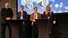 Stein-Erik Vellan, Petter-Børre Furberg, Reynir Johannesson og Toril Nag på scenen under Inside Telecom-konferansen høsten 2021.