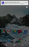 Varsel om app fra Nearby. Foto: Google