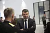 Justis- og innvandringsminister Tor Mikkel Wara (Frp) ved åpningen av NC3. Foto: Marius Jørgenrud
