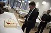 NC3-åpningen ble feiret med marsipankake og gratulasjoner fra både politisk ledelse, direktorat og statsadvokatembedet. Foto: Marius Jørgenrud