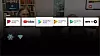 Alle Google-appene ligger på rekke og rad når du trykker Google-knappen på fjernkontrollen. Fra denne siden kan du også søke på tvers av alt du har av apper – inkludert Canal Digitals TV-app. Foto: Canal Digital