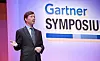 Gartner-sjef Gene Hall under sin hovedinnledning på Gartner-symposiet i Cannes i november 2008.