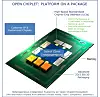 Eksempel en heterogen prosessorbrikke integrerte chiplets basert på Universal Chiplet Interconnect Express-spesifikasjonen. Illustrasjon: UCIe
