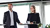 Nikolai Astrup og Linda Hofstad Helleland møtte norsk teknologibransje på sin siste dag som statsråder. Helleland uttrykker bekymring for fremtiden til norsk konsulentbransje.
