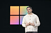 Microsoft KI-sjef Mustafa Suleyman talte i forbindelse med selskapets 50-årsjubileum ved hovedkontoret i Redmond.