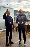 Fra venstre: Øystein Berentsen og Øivind Wiborg, tidligere lærere og nå rådgivere i etat for skole i Bergen kommune. Foto: Heidi Sævold
