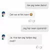 Loggene viser at eldre gjerne introduserer seg med navn og er mer omstendelige i kommunikasjonen. Skjermbilde: Ålesund kommune
