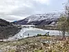 På denne tomten i Kvandal skal Aker bygge nytt datasenter. De kaller det en KI-fabrikk. Foto: Aker Horizons