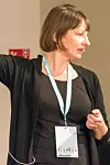 Nina Kaurel fra Boosterkonferansen har også vært involvert i Lær Kidsa Koding, og er initiativtaker bak Booster Kids. Foto: Bjørn Christian Sebak
