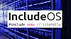 Logoen til IncludeOS er ganske selvforklarende, i alle fall utviklere med erfaring fra C/C++.